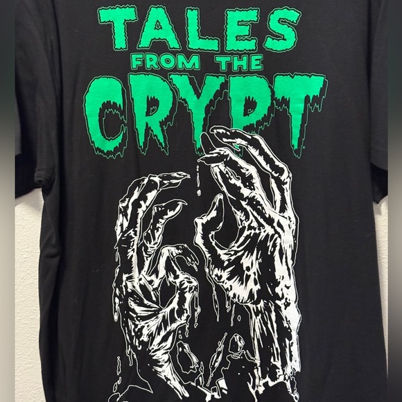 Kreepsville 666 Tales From The Crypt EC Comics Glow Hands TShirt. XL - Picture 3 of 9